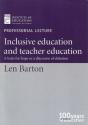 Inclusive Education And Teacher Education - Preview