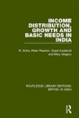 Income Distribution, Growth And Basic Needs In India - Preview