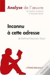 Capa do artigo Inconnu À Cette Adresse De Kathrine Kressmann Taylor