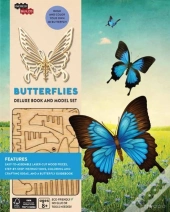 Incredibuilds: Butterflies Deluxe Book And Model Set