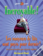 Capa do artigo Incroyable! Les Essayeurs De Lits Sont Payes Pour Dormir!