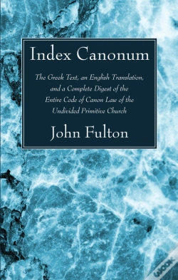 Capa do artigo Index Canonum