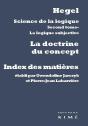 Index De La Science De La Logique ; La Doctrine Du Concept - Preview