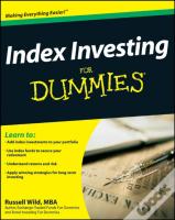 Index Investing For Dummies