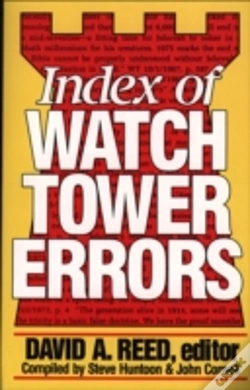 Capa do artigo Index Of Watchtower Errors, 1879 To 1989