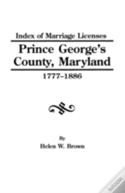 Capa do artigo Index Pr.George'S Co.Md 1777-1886