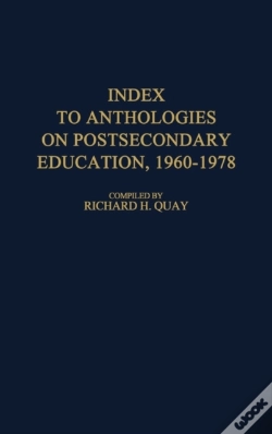 Capa do artigo Index To Anthologies On Postsecondary Education, 1960$1978.