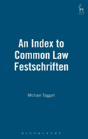 Index To Common Law Festschriften - Preview