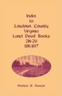 Index To Loudoun County, Virginia Land D - Preview