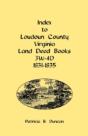 Index To Loudoun County, Virginia Land D - Preview