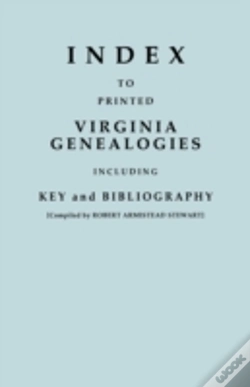 Capa do artigo Index To Printed Virginia Genealogies, Including Key And Bibliography