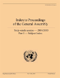 Index To Proceedings Of The General Assembly - Preview