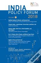 India Policy Forum 2018
