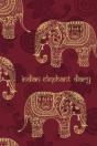 Indian Elephant Diary: 200-Page Blank Bo - Preview
