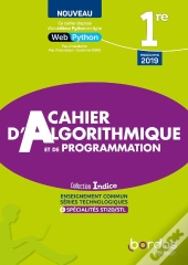 Indice Maths : 1ère Voie Technologique : Cahier D'Algorithmique Et De Programmation Élève (Édition 2022)