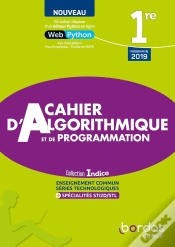 Capa do artigo Indice Maths : 1ère Voie Technologique : Cahier D