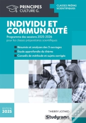 Individu Et Communauté : Programme Des Sessions 2025-2026 Pour Les Classes Préparatoires