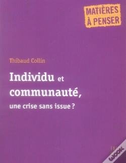 Capa do artigo Individu Et Communauté, Une Crise Sans Issue ?