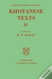 Capa do artigo Indo-Scythian Studies: Being Khotanese Texts Volume Iv: Volume 4