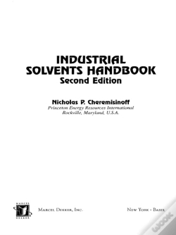 Capa do artigo Industrial Solvents Handbook, Revised And Expanded
