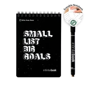 Capa do artigo Infinitebook Small List Big Goals A6