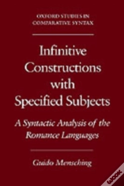 Capa do artigo Infinitive Constructions With Specified Subjects