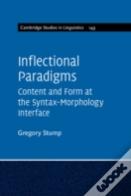 Inflectional Paradigms
