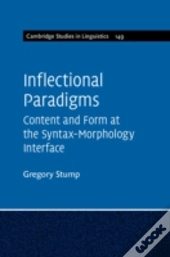 Inflectional Paradigms