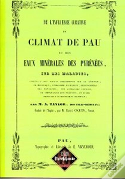 Capa do artigo Influence Curative Du Climat De Pau...