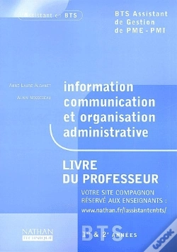 Capa do artigo Inform Commu Orga Bts Assit Gest ; Livre Du Professeur ; Edition 2002