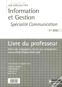 Capa do artigo Inform Gestion 1e Stg Spec Com 2005 Prof