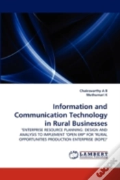 Capa do artigo Information And Communication Technology In Rural Businesses