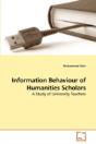 Information Behaviour Of Humanities Scho - Preview