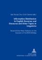 Information Distribution In English Grammar And Discourse And Other Topics In Linguistics - Preview