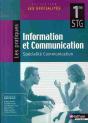 Information Et Communication ; 1ère Stg ; Spécialité Communication ; Élève - Preview