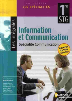Capa do artigo Information Et Communication ; 1ère Stg ; Spécialité Communication ; Élève