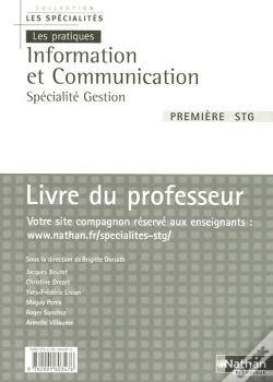 Capa do artigo Information Et Communication 1ere Stg - Specialite Gestion (Les Specialites/Les Pratiques) -