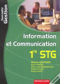 Capa do artigo Information Et Communication ; 1ère Stg ; Spécialité Gestion
