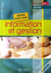 Capa do artigo Information Et Gestion ; 1ère Stg Gestion ; Livre De L
