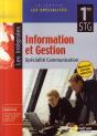 Information Et Gestion ; 1ère Stg Spécialité Communication ; Élève - Preview