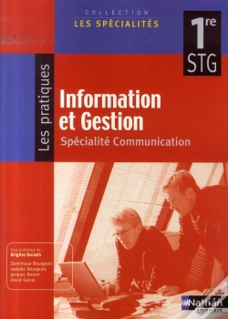 Capa do artigo Information Et Gestion ; 1ère Stg Spécialité Communication ; Élève