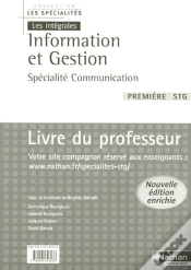 Capa do artigo Information Et Gestion 1ere Stg - Specialite Communication - Professeur Les Specialites/Les Integral