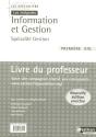 Information Et Gestion 1ere Stg - Specialite Gestion - Professeur (Les Specialites/Les Integrales) - - Preview
