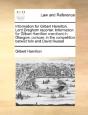 Information For Gilbert Hamilton. Lord D - Preview