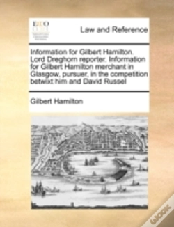 Capa do artigo Information For Gilbert Hamilton. Lord D