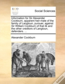 Capa do artigo Information For Sir Alexander Cockburn,