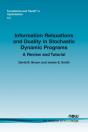 Information Relaxations And Duality In Stochastic Dynamic Programs - Preview