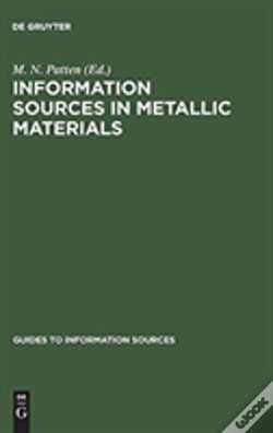 Capa do artigo Information Sources In Metallic Materials