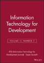 Information Technology For Development, Volume 11, Number 3 - Preview