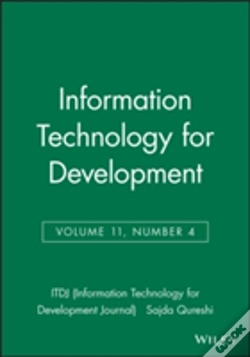 Capa do artigo Information Technology For Development, Volume 11, Number 4